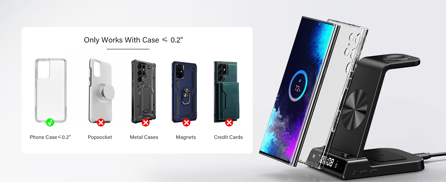 Phelinta 3-in-1 wireless charger
Phelinta Samsung wireless charging station
Phelinta fast charger for Samsung Galaxy
Phelinta charging dock for Samsung Watch Ultra
Phelinta wireless charger for Galaxy S25 Ultra
Phelinta charger for Samsung Galaxy Buds
Phelinta digital clock wireless charging station
Phelinta dimmable clock charger
Phelinta multi-device charging stand
Phelinta wireless charger for Samsung phones
Phelinta 3-in-1 Samsung charger with clock
Phelinta fast charging dock for Samsung devices
Phelin